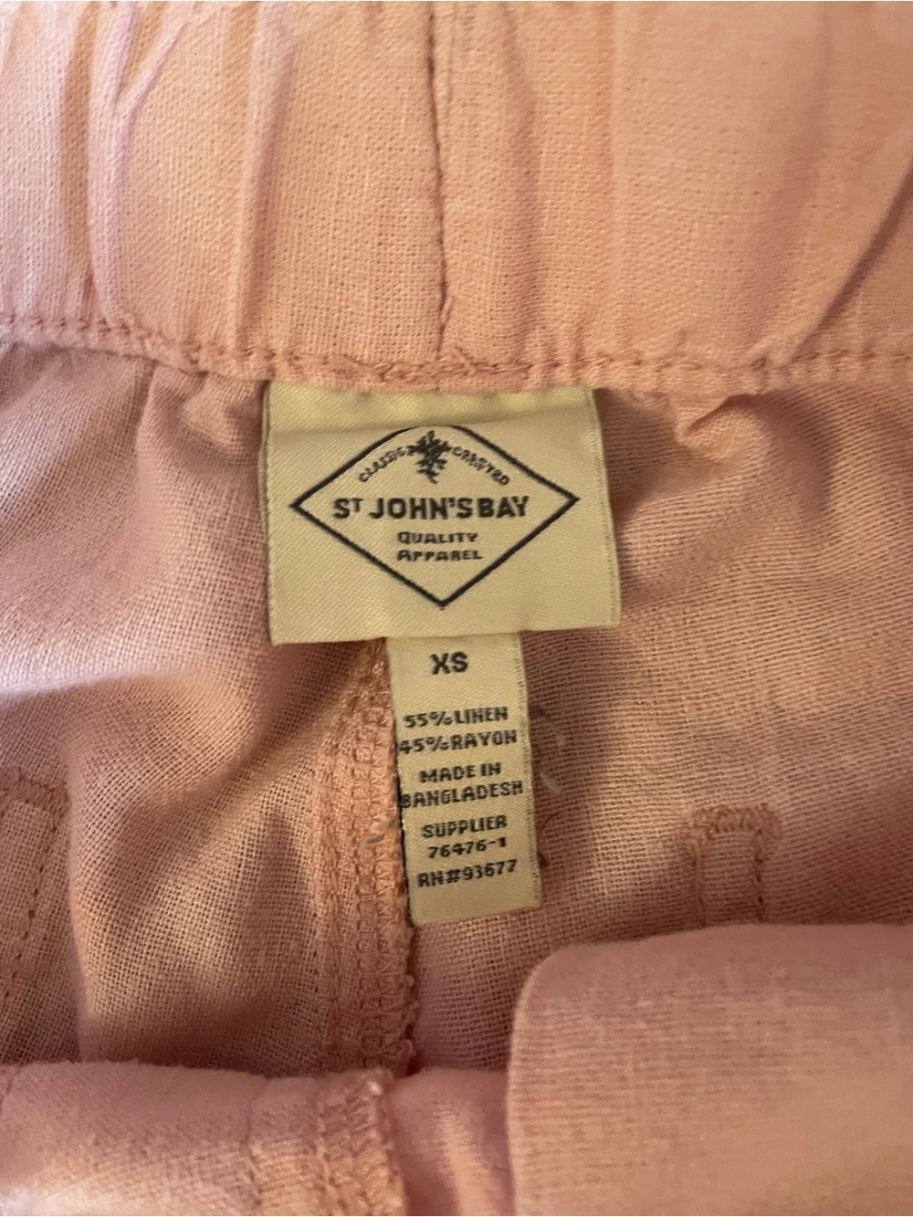 St. John's Bay Light Pink Cargo Jogger Pants for Kids